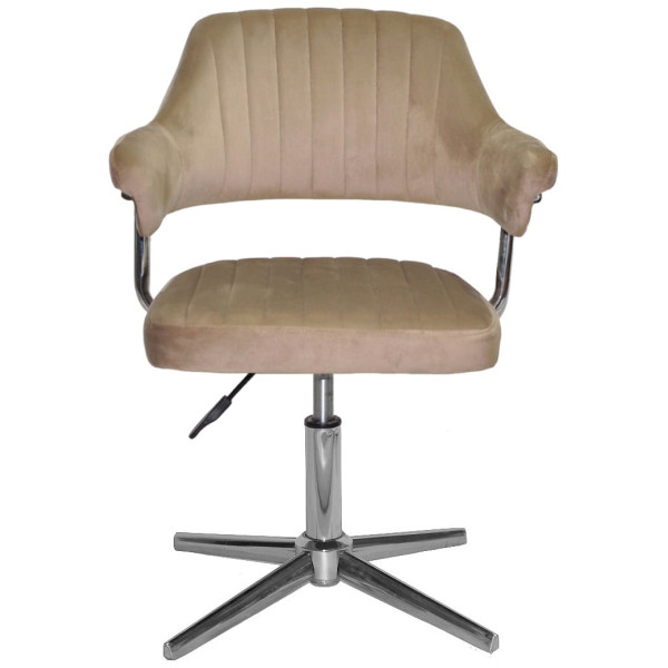 Стул Onder Mebli Jeff MODERN BASE Кофейный B-1042 Бархат-1