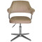 Стул Onder Mebli Jeff MODERN BASE Кофейный B-1042 Бархат-1-thumb