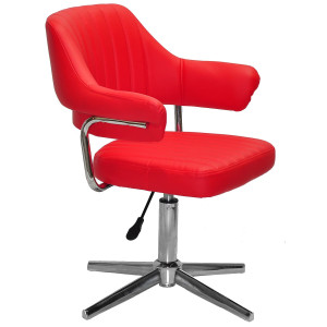 Стул Onder Mebli Jeff MODERN BASE Красный 1007 Экокожа