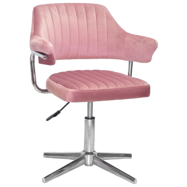 Стул Onder Mebli Jeff MODERN BASE Пыльная Роза B-1030 Бархат-0