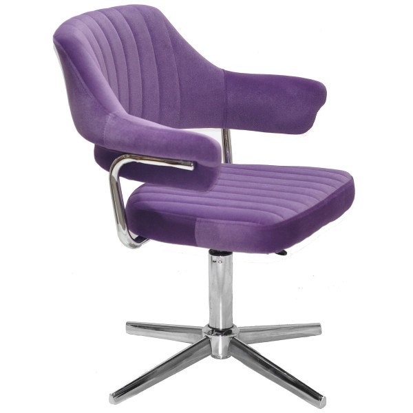 Стул Onder Mebli Jeff MODERN BASE Пурпурный B-1013 Бархат-0
