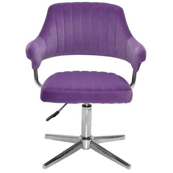 Стул Onder Mebli Jeff MODERN BASE Пурпурный B-1013 Бархат-1