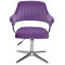 Стул Onder Mebli Jeff MODERN BASE Пурпурный B-1013 Бархат-1-thumb