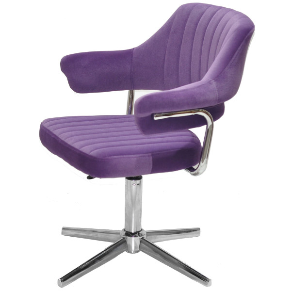 Стул Onder Mebli Jeff MODERN BASE Пурпурный B-1013 Бархат-2