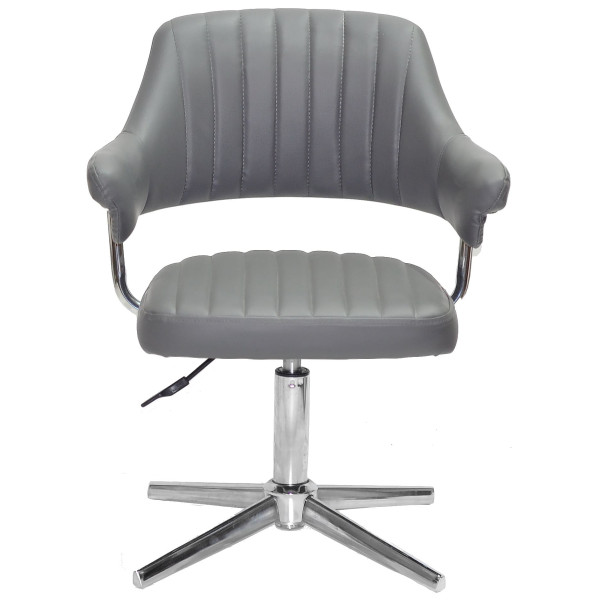 Стілець Onder Mebli Jeff MODERN BASE Сірий 1001 Екошкіра-1