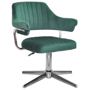 Стул Onder Mebli Jeff MODERN BASE Зеленый B-1036 Бархат