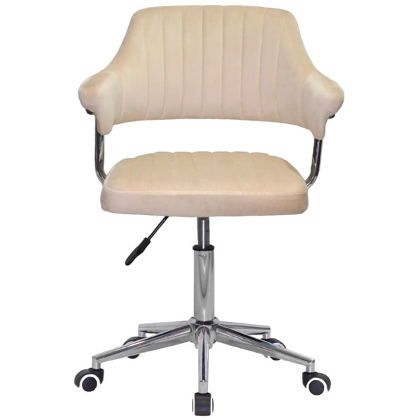 Стілець Onder Mebli Jeff MODERN OFFICE Бежевий B-1032 Оксамит-1