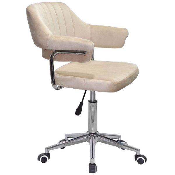 Стілець Onder Mebli Jeff MODERN OFFICE Бежевий B-1032 Оксамит-2