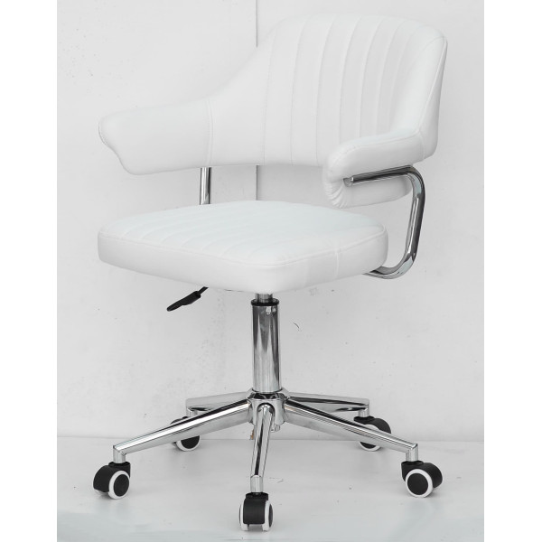 Стілець Onder Mebli Jeff MODERN OFFICE Білий Екошкіра-2