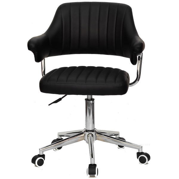 Стілець Onder Mebli Jeff MODERN OFFICE Чорний Екошкіра-1