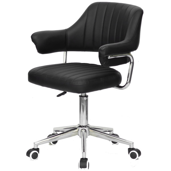 Стілець Onder Mebli Jeff MODERN OFFICE Чорний Екошкіра-2