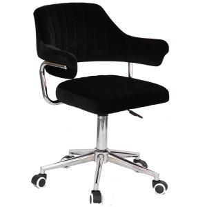 Стілець Onder Mebli Jeff MODERN OFFICE Чорний B-1011 Оксамит