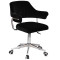 Стілець Onder Mebli Jeff MODERN OFFICE Чорний B-1011 Оксамит-0-thumb