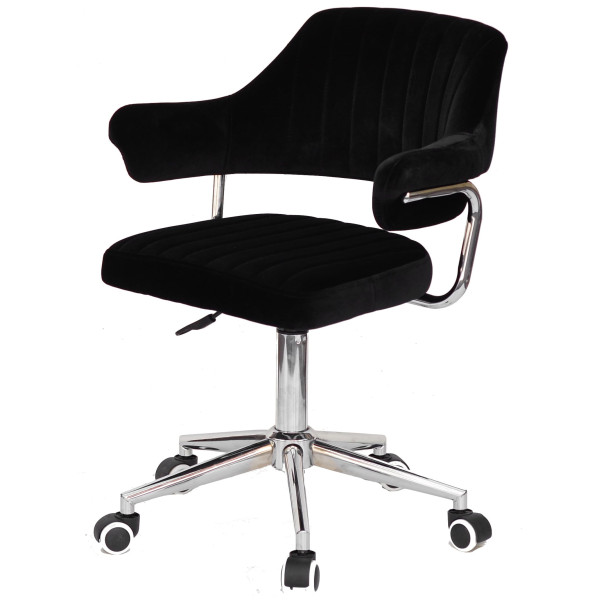 Стул Onder Mebli Jeff MODERN OFFICE Черный B-1011 Бархат-2