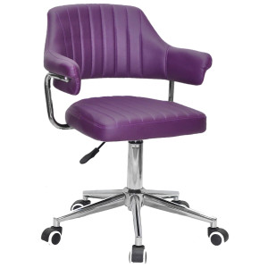 Стул Onder Mebli Jeff MODERN OFFICE Фиолетовый 1031 Экокожа