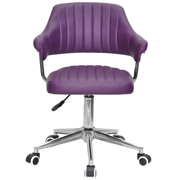 Стул Onder Mebli Jeff MODERN OFFICE Фиолетовый 1031 Экокожа-1