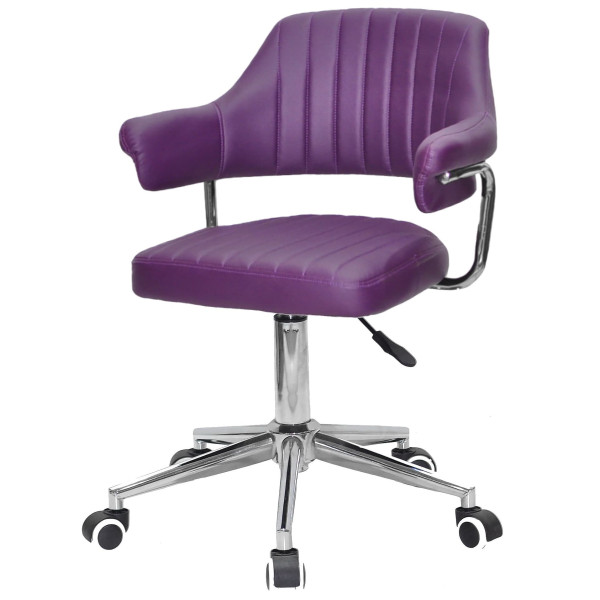 Стул Onder Mebli Jeff MODERN OFFICE Фиолетовый 1031 Экокожа-2