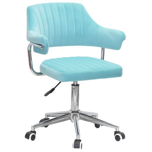 Стілець Onder Mebli Jeff MODERN OFFICE Блакитний B-1019 Оксамит