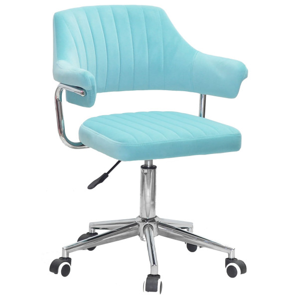 Стул Onder Mebli Jeff MODERN OFFICE Голубой B-1019 Бархат-0