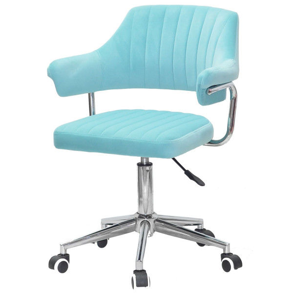 Стул Onder Mebli Jeff MODERN OFFICE Голубой B-1019 Бархат-1