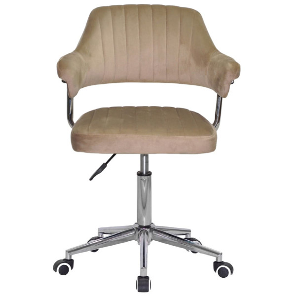 Стілець Onder Mebli Jeff MODERN OFFICE Кавовий B-1042 Оксамит-1