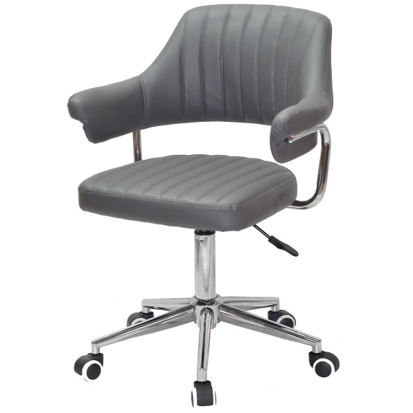 Стілець Onder Mebli Jeff MODERN OFFICE Сірий 1001 Екошкіра-2
