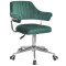 Стілець Onder Mebli Jeff MODERN OFFICE Зелений B-1036 Оксамит-0-thumb