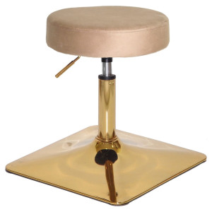Стілець Onder Mebli KEY 4-GD-BASE Кавовий B-1042 Оксамит