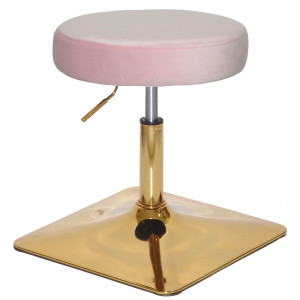 Cтул Onder Mebli KEY 4-GD-BASE Розовый B-1021 Бархат