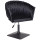 Стул Onder Mebli LOLA 4-BK-Base Черный UC-904 Бархат