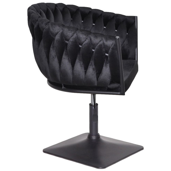 Стул Onder Mebli LOLA 4-BK-Base Черный UC-904 Бархат-2