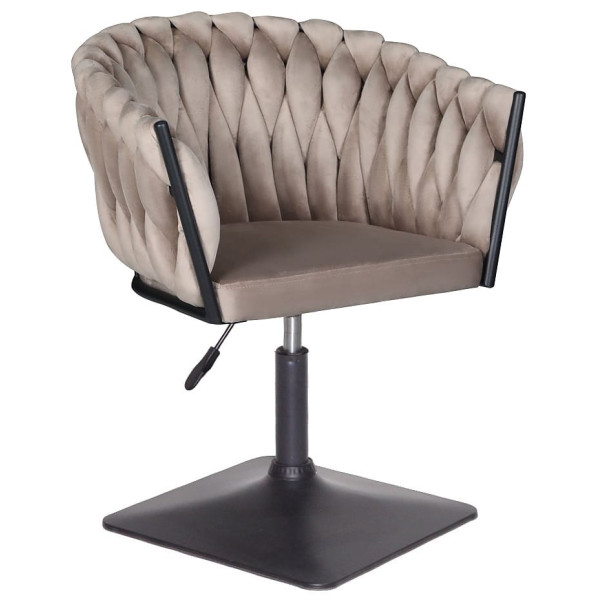 Стул Onder Mebli LOLA 4-BK-Base Кофе UC-912 Бархат-0