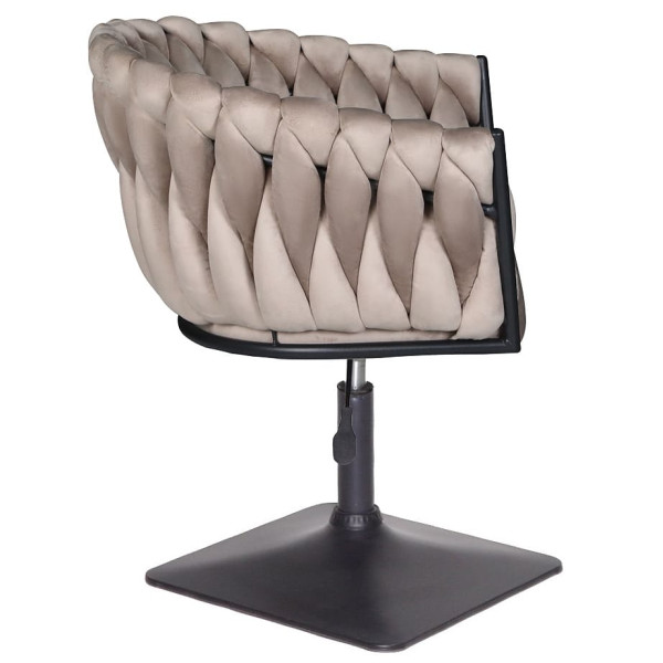 Стул Onder Mebli LOLA 4-BK-Base Кофе UC-912 Бархат-3