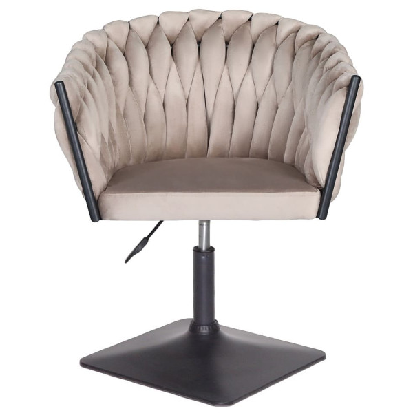 Стул Onder Mebli LOLA 4-BK-Base Кофе UC-912 Бархат-2