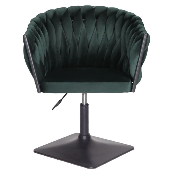 Стул Onder Mebli LOLA 4-BK-Base Зеленый UC-905 Бархат-2