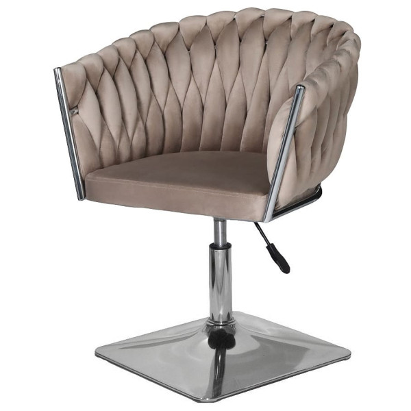 Стілець Onder Mebli LOLA 4-CH-Base Кава UC-912 Оксамит-1