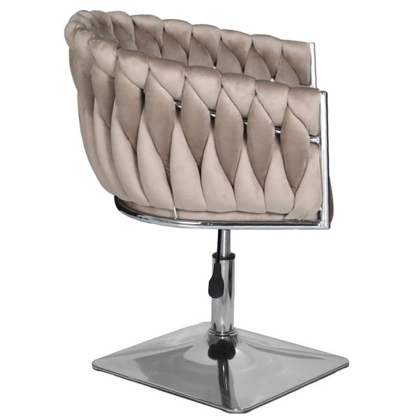 Стілець Onder Mebli LOLA 4-CH-Base Кава UC-912 Оксамит-3