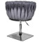 Стул Onder Mebli LOLA 4-CH-Base Серый UC-901 Бархат-3-thumb