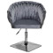 Стул Onder Mebli LOLA 4-CH-Base Серый UC-901 Бархат-1-thumb