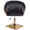 Стул Onder Mebli LOLA 4-GD-Base Черный UC-904 Бархат-1-thumb