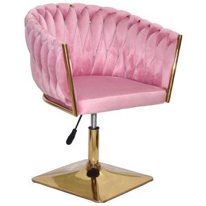 Стілець Onder Mebli LOLA 4-GD-Base Фрез UC-906 Оксамит