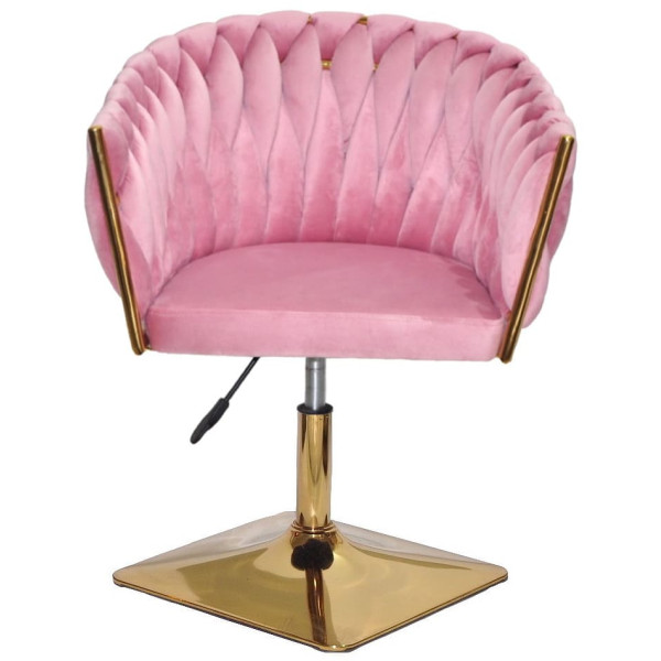 Стілець Onder Mebli LOLA 4-GD-Base Фрез UC-906 Оксамит-1