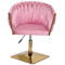 Стілець Onder Mebli LOLA 4-GD-Base Фрез UC-906 Оксамит-1-thumb