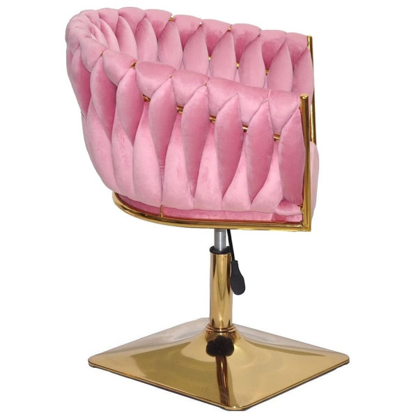 Стілець Onder Mebli LOLA 4-GD-Base Фрез UC-906 Оксамит-2