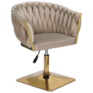 Стул Onder Mebli LOLA 4-GD-Base Капучино UC-928 Бархат