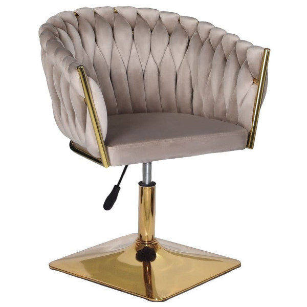 Стул Onder Mebli LOLA 4-GD-Base Кофе UC-912 Бархат-0