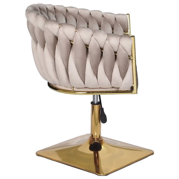 Стул Onder Mebli LOLA 4-GD-Base Кофе UC-912 Бархат-3