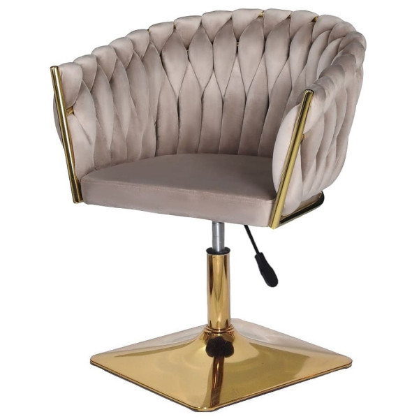 Стул Onder Mebli LOLA 4-GD-Base Кофе UC-912 Бархат-1