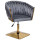 Стул Onder Mebli LOLA 4-GD-Base Серый UC-901 Бархат