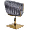 Стілець Onder Mebli LOLA 4-GD-Base Сірий UC-901 Оксамит-2-thumb